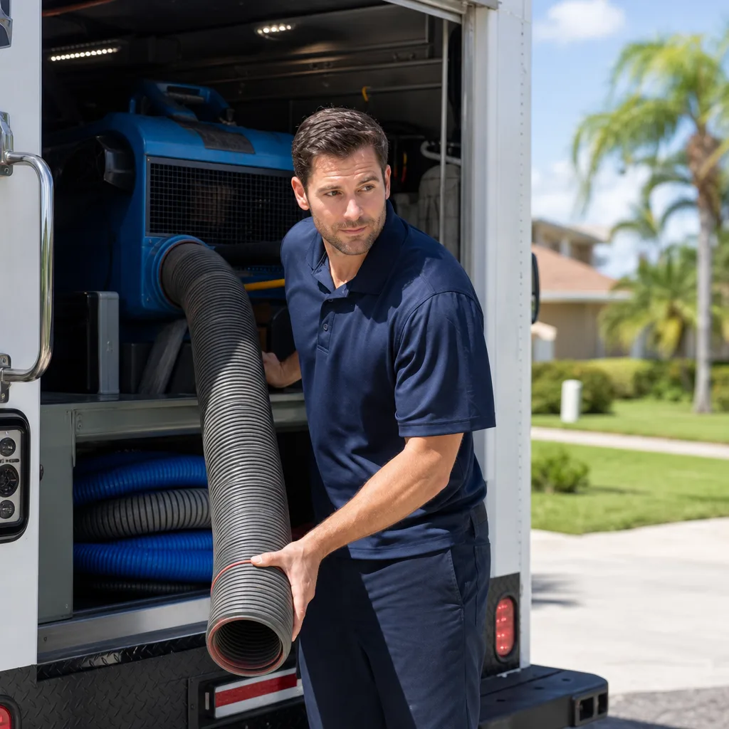 Illustration for air duct cleaning in Lakeland