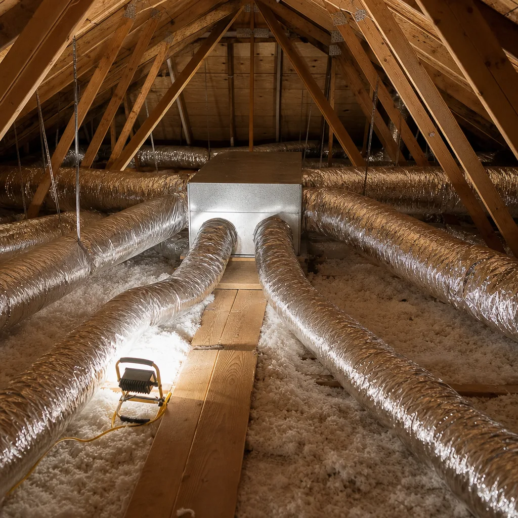 Illustration for air duct cleaning in Willow Oak